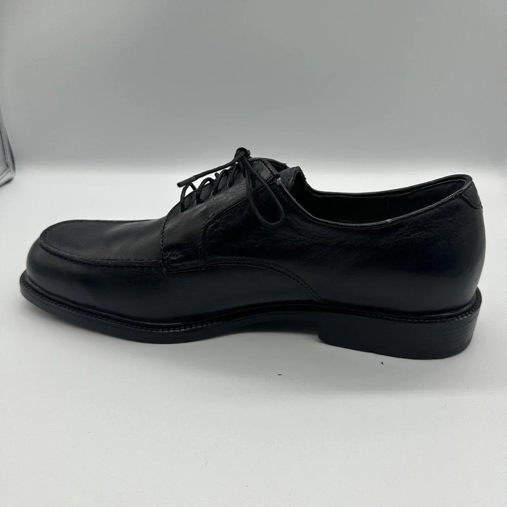 Dockers Shoes Mens Size 10.5 W Black Leather Derby Dress Comfort‎ Gel 090-4524